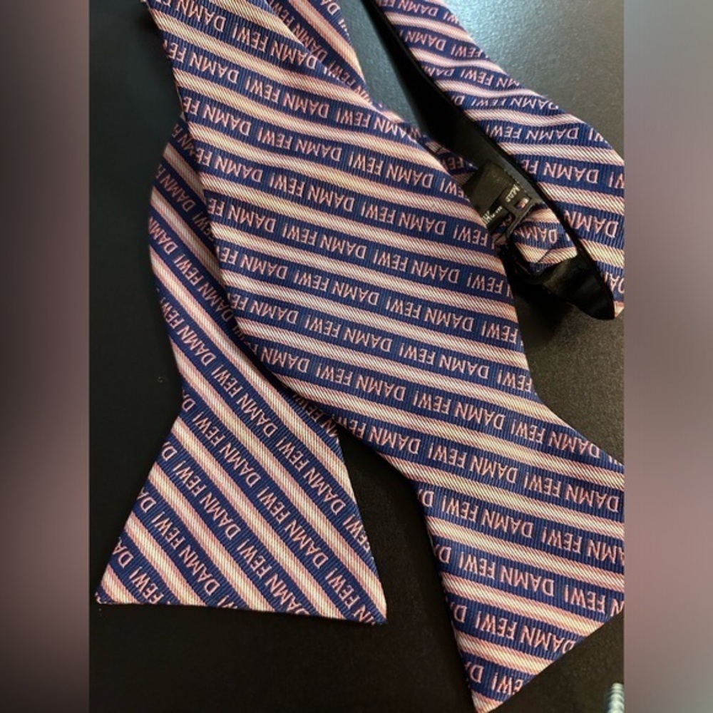 100% Silk Windsor Bow Tie | Adjustable | Damn Few “Damn Few”